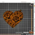 Khuôn In 3D Trái Tim Hoa Hồng Rose Hearts - Thumbnail 19