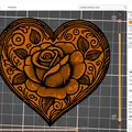 Khuôn In 3D Trái Tim Hoa Hồng Rose Hearts - Thumbnail 22