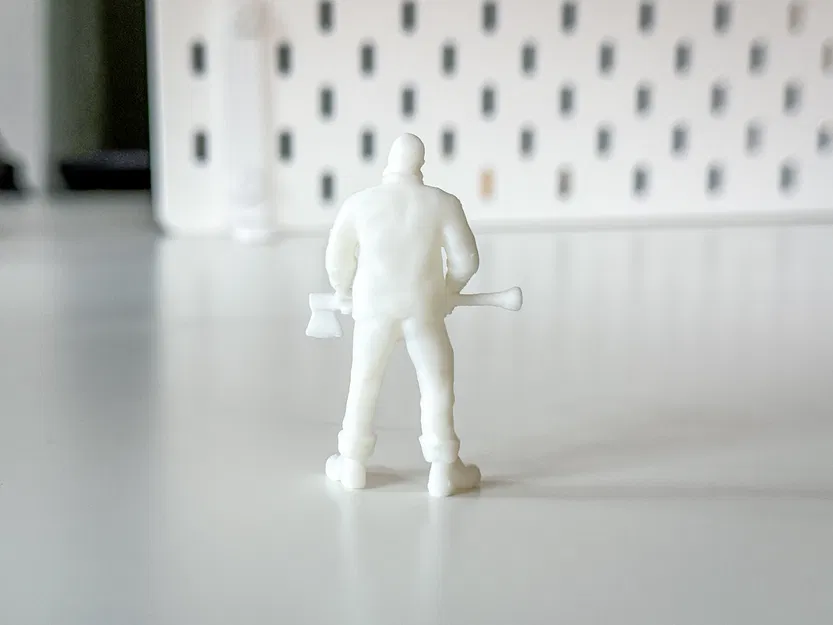 Tượng Người Tiều Phu Thu Nhỏ Cho Mô Hình Diorama Của Bạn - Image 3