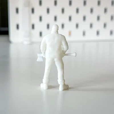 Tượng Người Tiều Phu Thu Nhỏ Cho Mô Hình Diorama Của Bạn