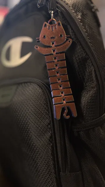 Móc Khóa Mèo Khớp Dẻo Flexi - Image 1