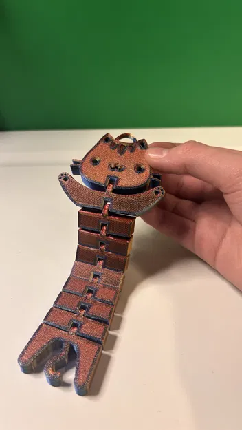 Móc Khóa Mèo Khớp Dẻo Flexi - Image 2