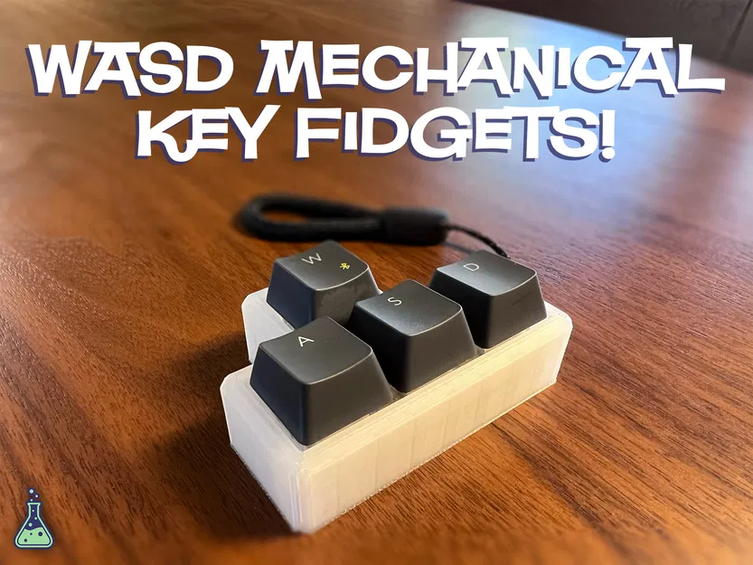 Dây Lanyard Fidget Switch Bàn Phím WASD - Image 1