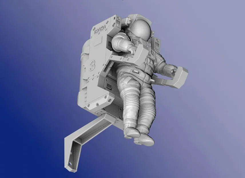 Phi Hành Gia NASA Với Đơn Vị Vận Hành Có Người Lái (MMU) - Image 6