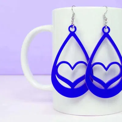 Bông Tai Trang Sức 3D