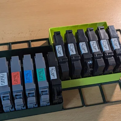 Hộp Gridfinity cho băng Brother TZe