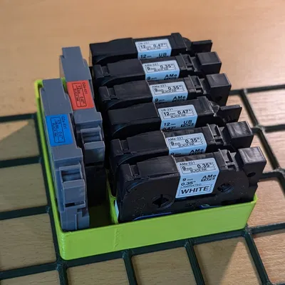 Hộp Gridfinity cho băng Brother TZe