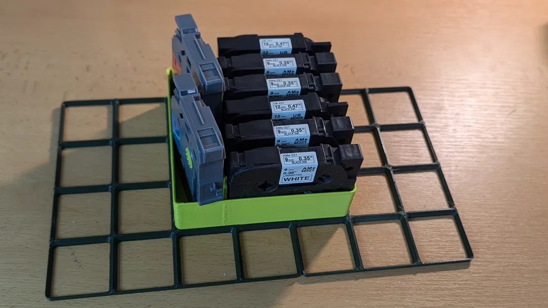 Hộp Gridfinity cho băng Brother TZe - Image 5