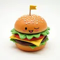 Burger Mặt Cười (Smiley Hamburger) - In 3D Độc Đáo - Thumbnail 1