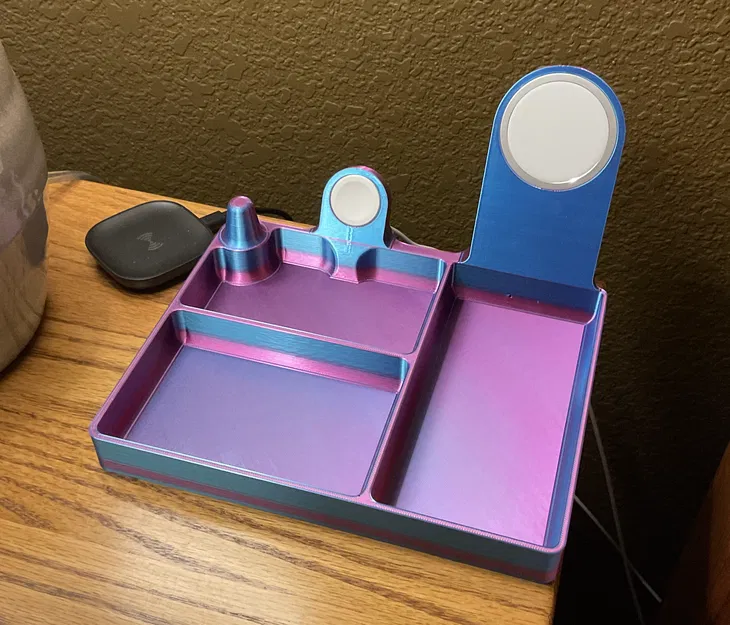 Khay EDC Đa Năng: Đế Sạc MagSafe iPhone và Apple Watch - Image 1