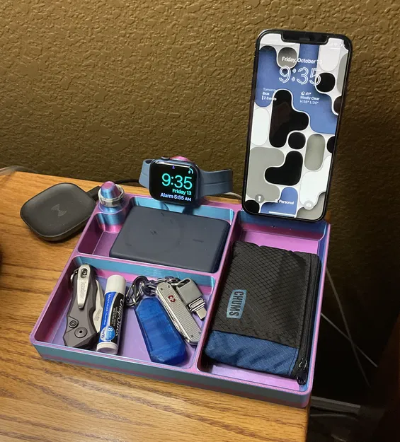 Khay EDC Đa Năng: Đế Sạc MagSafe iPhone và Apple Watch - Image 2