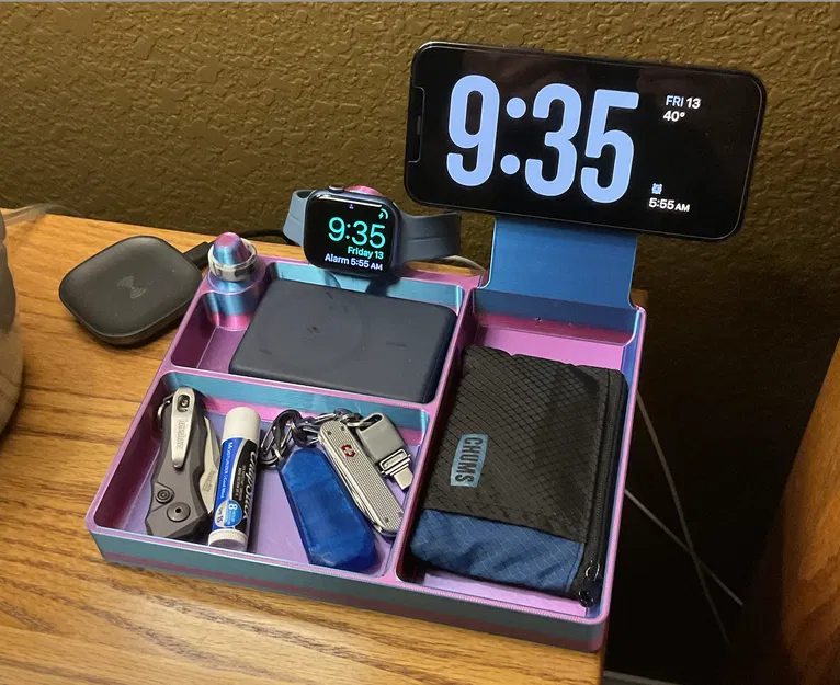 Khay EDC Đa Năng: Đế Sạc MagSafe iPhone và Apple Watch - Image 3