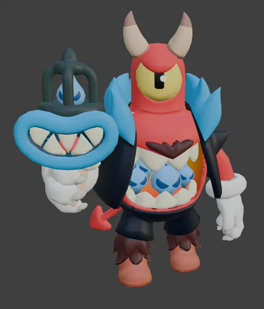 Mô hình 3D Final Boss Rico - Brawl Stars - Image 1