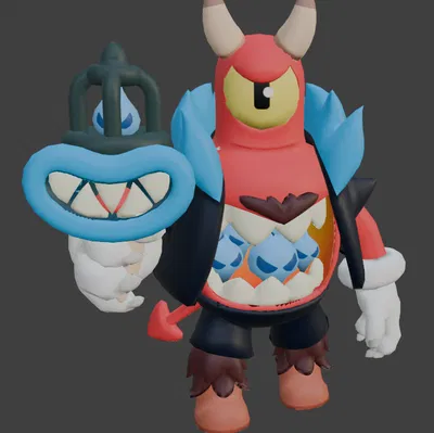 Mô hình 3D Final Boss Rico - Brawl Stars