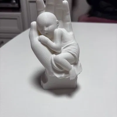 Mô hình 3D Em Bé Sơ Sinh Trong Lòng Bàn Tay