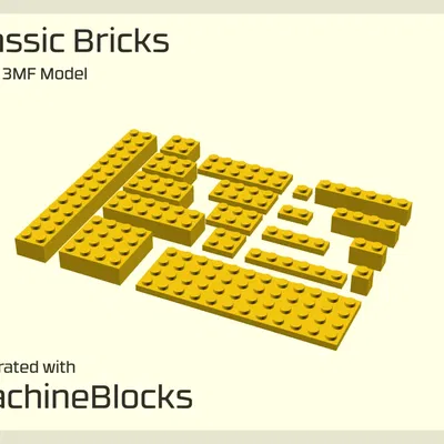 Bộ Gạch Cổ Điển - Máy Phát STL - Tương Thích LEGO