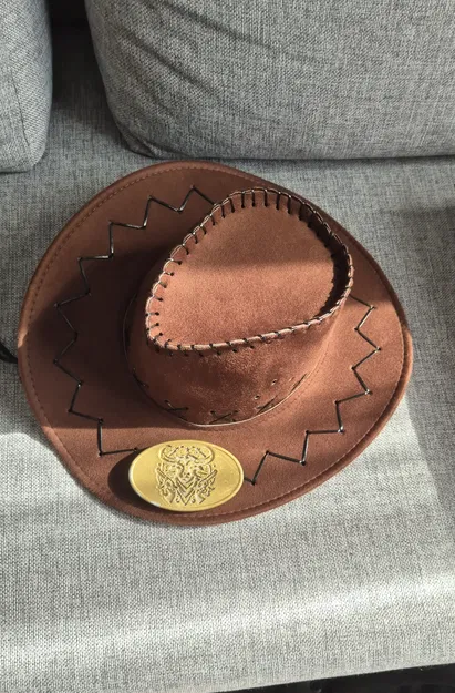 Khóa thắt lưng cao bồi hình bò tót sừng dài - Image 1