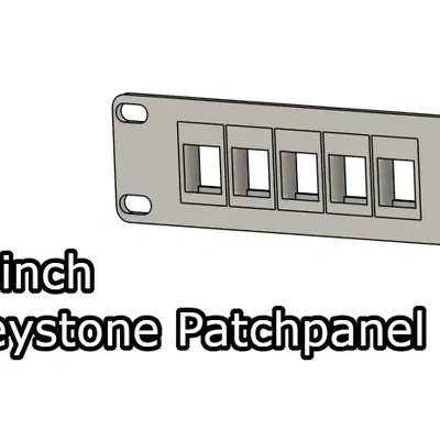 Khay Patchpanel Keystone 6 inch 5 Cổng