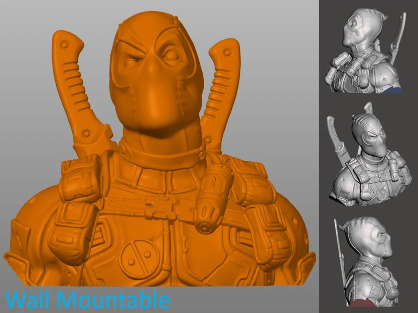 Tượng Bán Thân Deadpool - Image 1