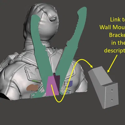 Tượng Bán Thân Deadpool