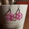 Bông tai lục giác (Hexagonal earrings) - Thumbnail 1