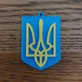 Đinh ba Ukraine - bông tai / móc khóa / mặt dây / huy hiệu - Thumbnail 2