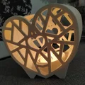Chân nến tealight hình tim Valentine V2 - Thumbnail 1