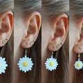 Trang sức hoa: Daisy – Bộ bông tai, vòng tay và dây chuyền - Thumbnail 5