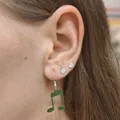 Trang sức âm nhạc: Bộ bông tai ký hiệu nốt nhạc - Thumbnail 5