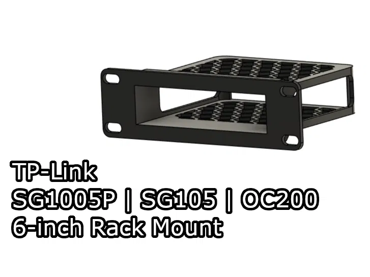 TP-Link SG1005P | SG105 | OC200 6-inch Rack Mount - Image 1