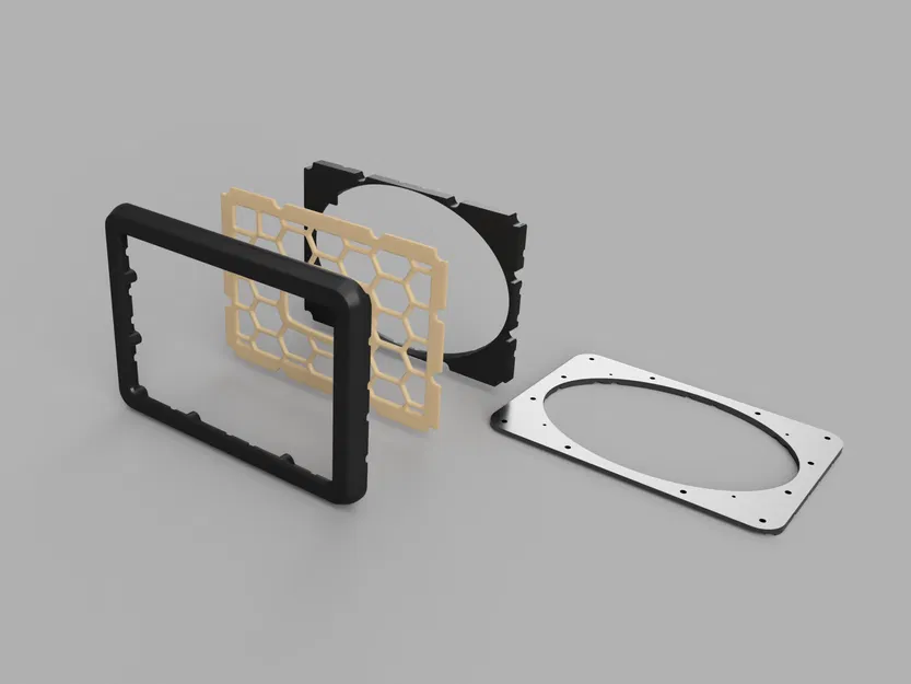 Lưới che & viền cho loa Polk 6x9 đơn trên thùng Apache 2800 - Image 2