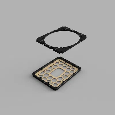 Lưới che & viền cho loa Polk 6x9 đơn trên thùng Apache 2800