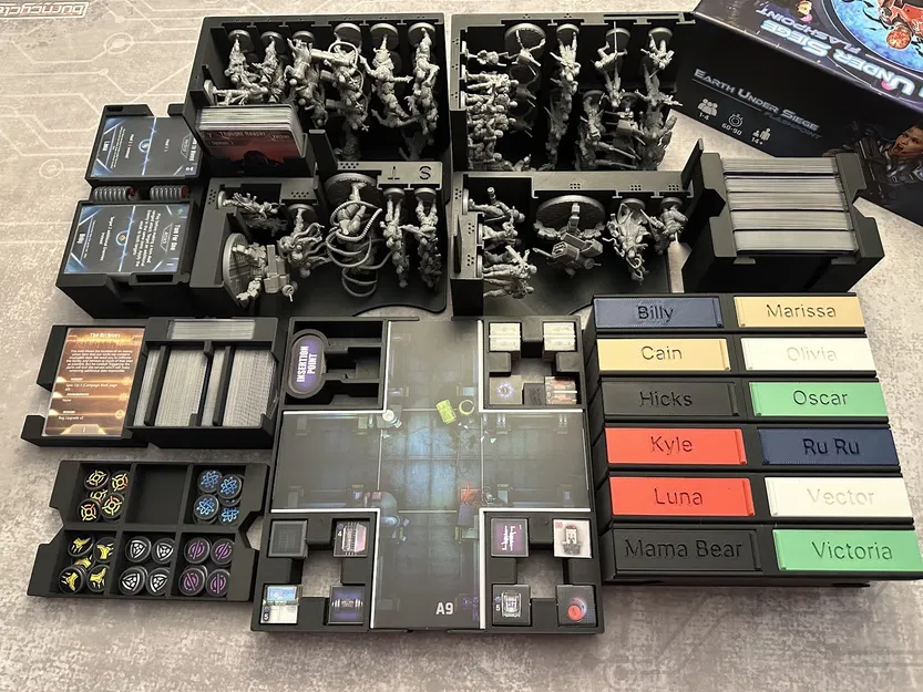 Insert 2 hộp cho Earth Under Siege + World Killer - Image 1