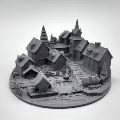 Làng Mô Hình (Miniature) - Không Cần Supports