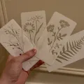 Stencil Hoa để Trét Filler Trang Trí Tường/Trần (Flower Stencils for wall filling) - Thumbnail 2