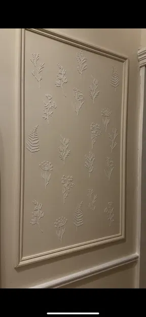 Stencil Hoa để Trét Filler Trang Trí Tường/Trần (Flower Stencils for wall filling) - Image 5