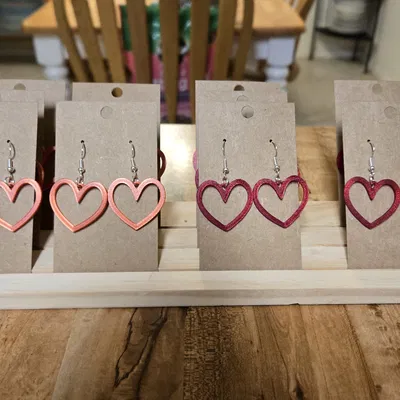 Bông Tai Trái Tim Đơn Giản và Thanh Lịch