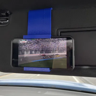 Kẹp giữ điện thoại gắn tấm che nắng ô tô (Phone Holder - Car Visor)