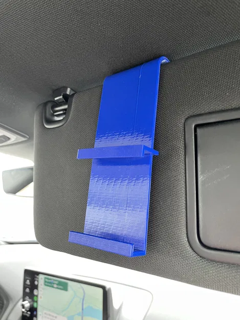 Kẹp giữ điện thoại gắn tấm che nắng ô tô (Phone Holder - Car Visor) - Image 2