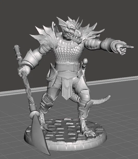 Langdedrosa Cyanwrath từ T. O. D. – Bán Rồng Xanh (Blue Half-Dragon) - Image 1