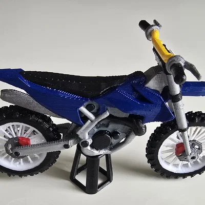 Motocross Avec Lève Moto (sơn tay)