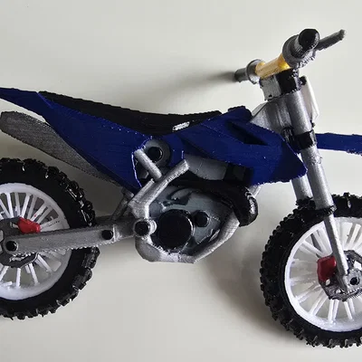 Motocross Avec Lève Moto (sơn tay)