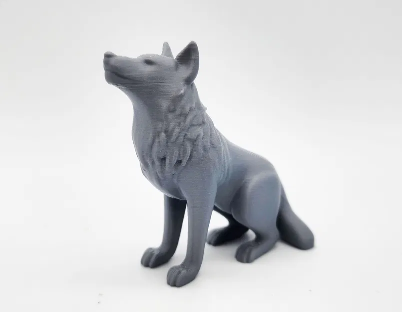 Sói Ngồi (Seated Wolf) - Image 1