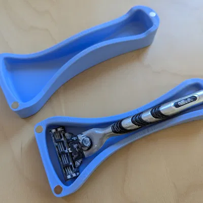 Hộp du lịch dao cạo Gilette Mach 3 đa màu, có nam châm