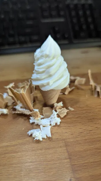 Mc Donalds Ice Cream Cone – Mẫu kem ốc quế in 3D - Image 2