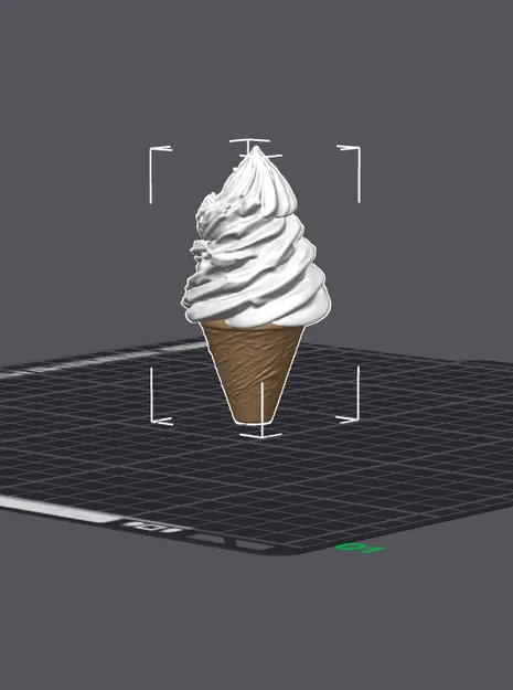 Mc Donalds Ice Cream Cone – Mẫu kem ốc quế in 3D - Image 3