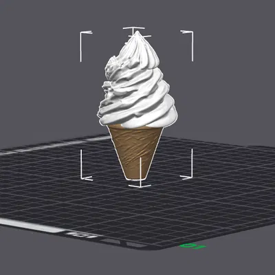 Mc Donalds Ice Cream Cone – Mẫu kem ốc quế in 3D
