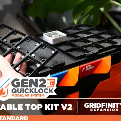 GEN2 Table Top Kit V2 - Mở rộng Gridfinity - STANDARD