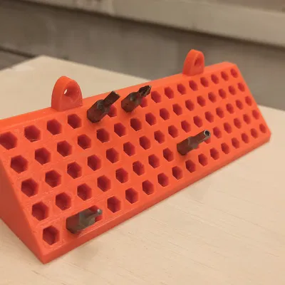 Giá đựng bit 80 cái – treo tường/để bàn