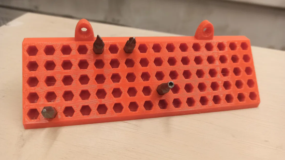 Giá đựng bit 80 cái – treo tường/để bàn - Image 2